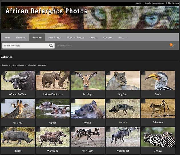 wildlife reference photos website