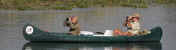 Canoe Guide Roddy Smith on Zambezi River