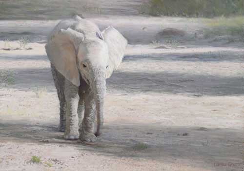 Elephant pastel