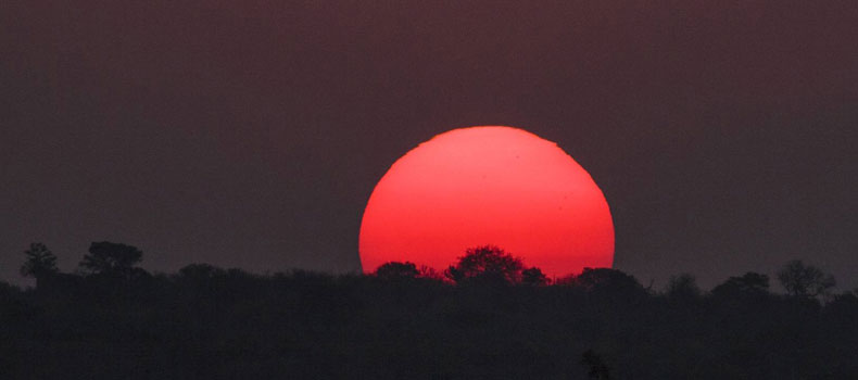 Sunset in Mashatu Game Reserve, Botswana