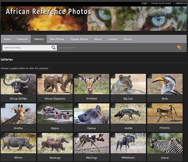 wildlife reference photos website